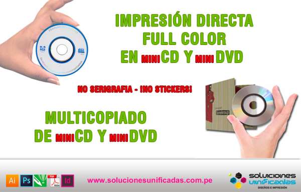 SUCD002 - Multicopiado Mini CD y DVD