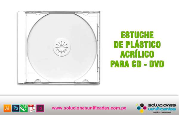 SUCD009 - Estuche Acrílico Blanco